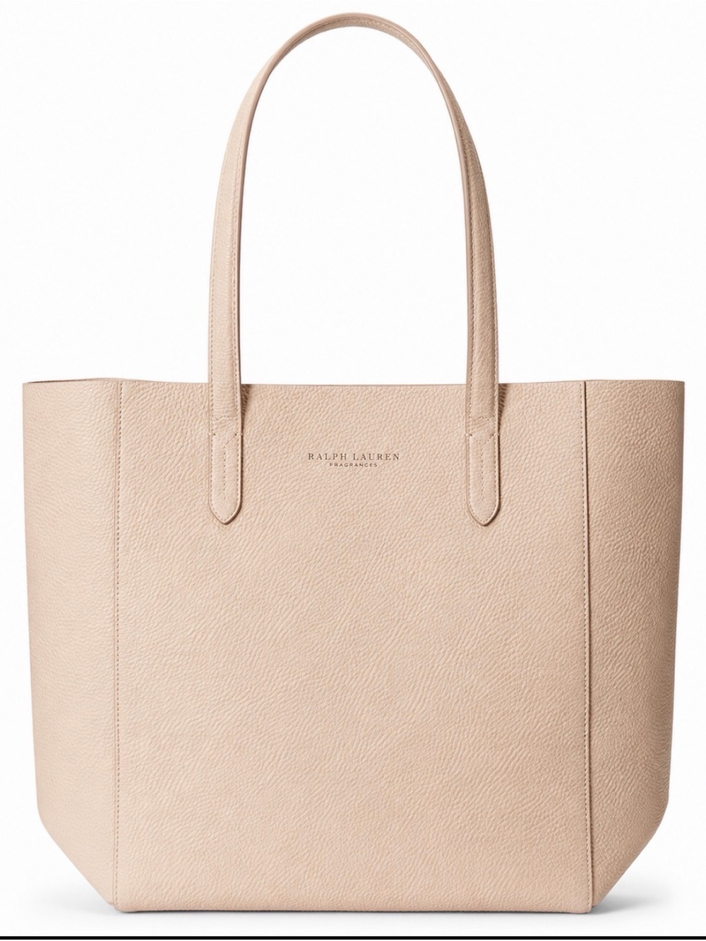 Ralph Lauren Blush Leather Tote
